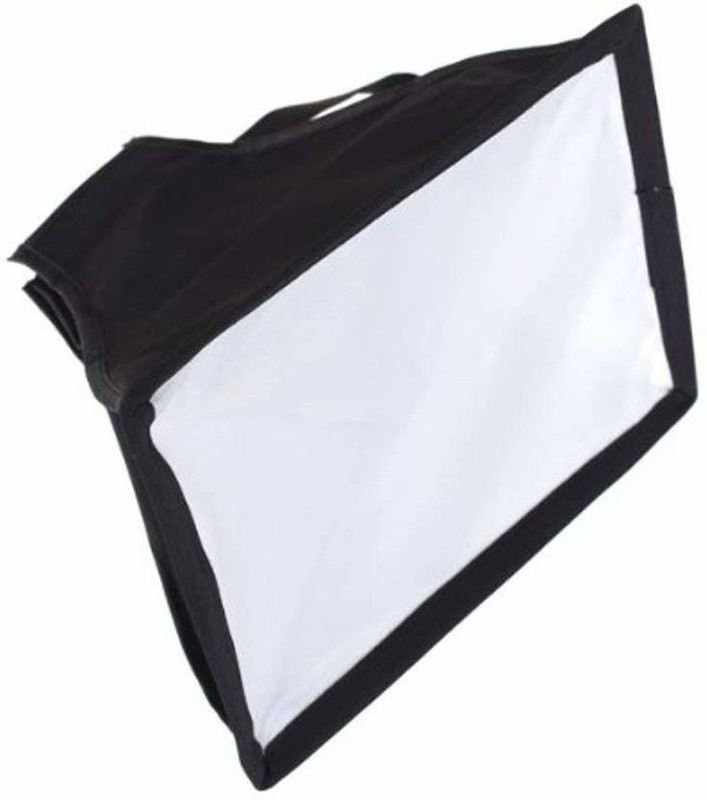 CAMSIYA Cloth Soft box flash Diffuser(White, Black)