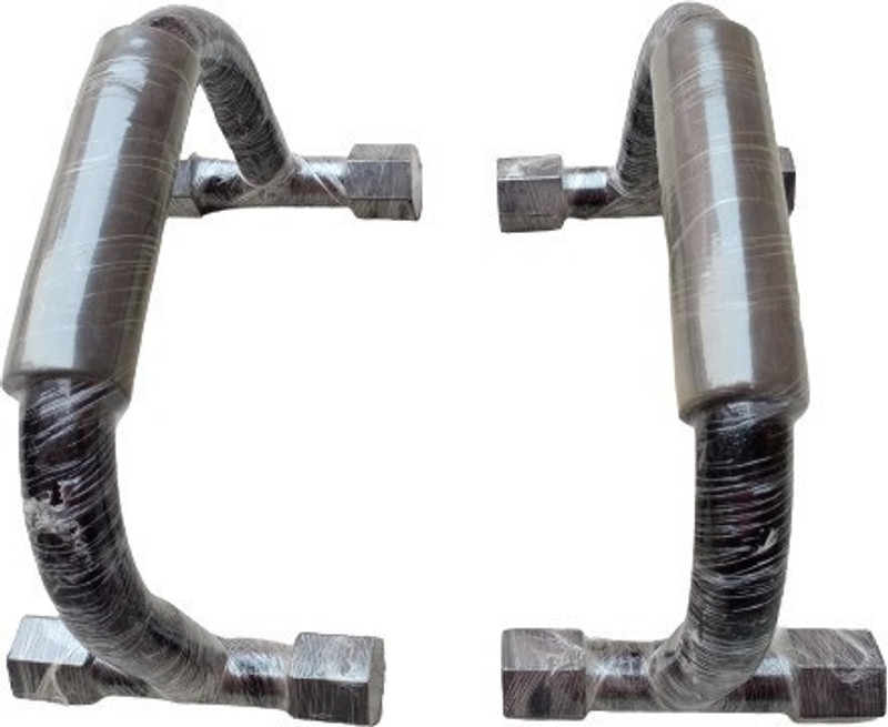 Deviant Buzz Fully Black Stainless Steel Metal Best Quality Product Push Up Bar For Man & Women Push-up Bar(Black)