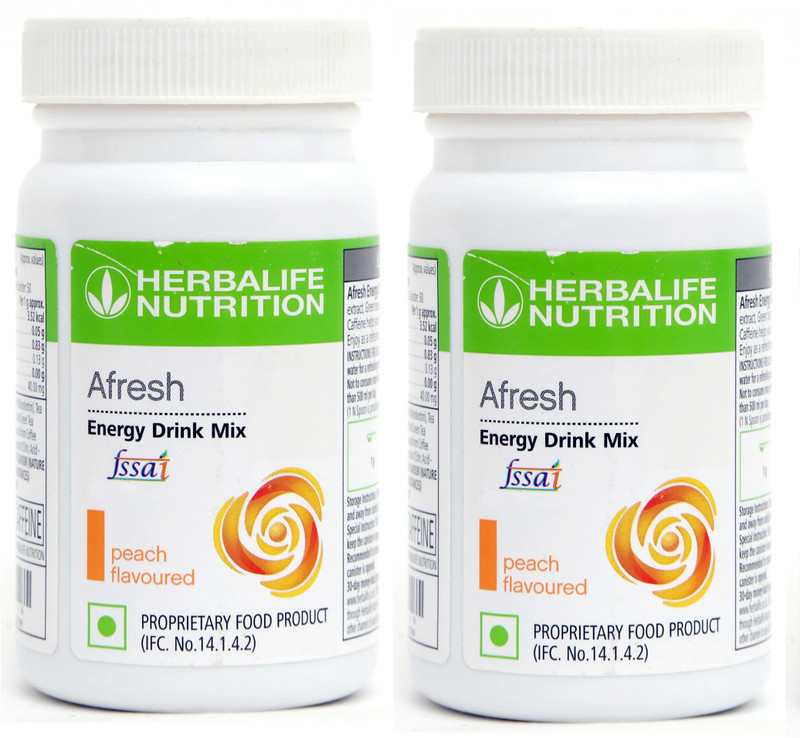 HERBALIFE Afresh Energy Drink Mix - Tulsi Flavor Combo Pack Of 3 Sports Drink(3x50 g, Tulsi Flavored)
