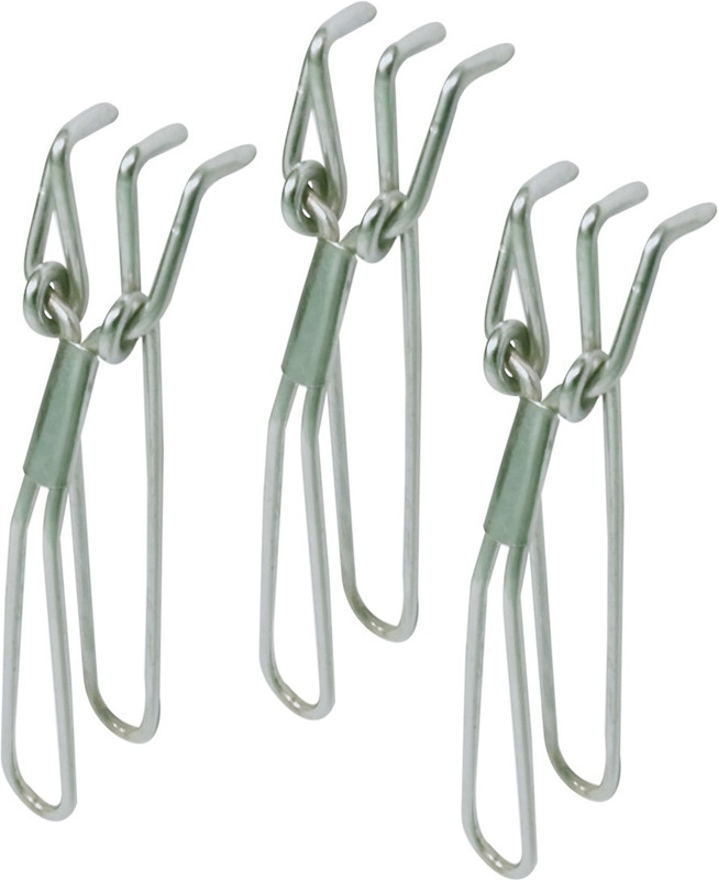 CROTUS Stainless Steel Pakkad for Kitchen - Wire Tong - Crotus combo pack Stainless Steel Pakkad for Kitchen - Wire Tong - Hot Utensils Holder or Gripper - Utility Pakkad - Pack of 3 Silver (L – 20 cm & W – 10 cm) 20 cm NA Pakkad Set(Pack of 3)