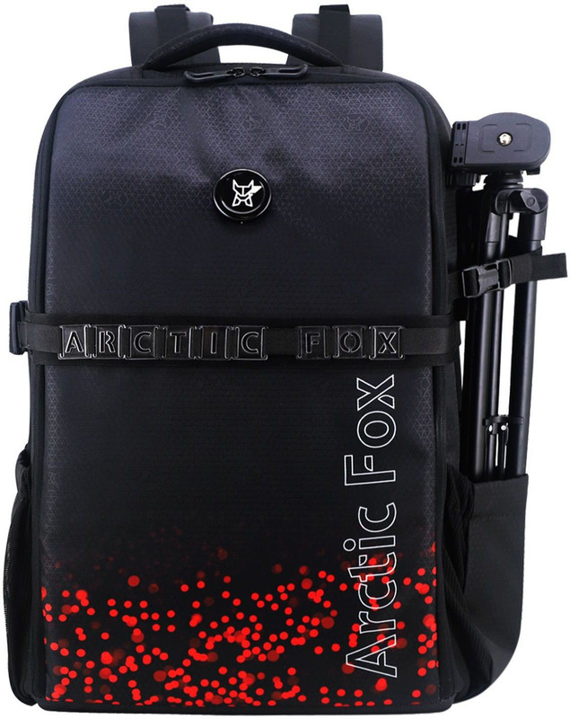 Arctic Fox Click Flame Scarlet Camera Backpack to carry DSLR SLR Lens with Tripod Holder Camera Bag(Red)