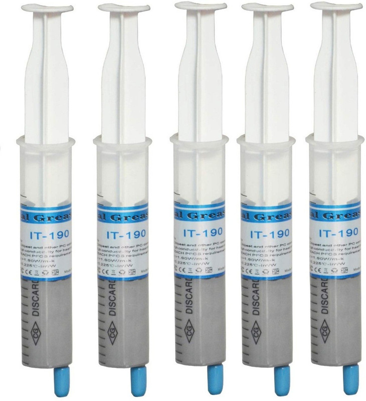 Techy-tech Thermal Compound Paste - Carbon Based High Performance - Heatsink Paste - Thermal Compound CPU for All Coolers Laptop Heat Sink