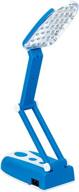 GLOWISH BRIGHTNESS ADJUSTABLE FASHIONABLE FOLDING DESIGN 31 SMD LED POWER CHARGING 6 hrs Torch Emergency Light(Blue)