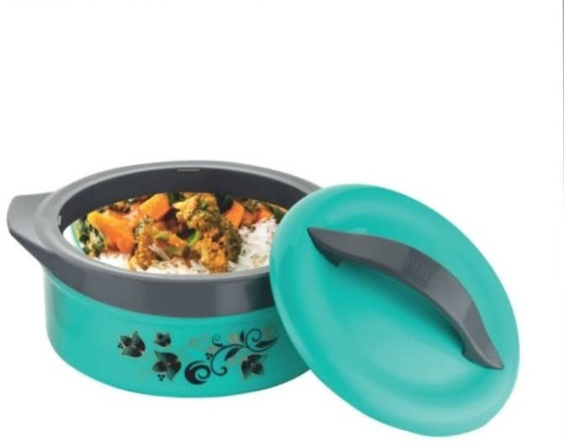 UNICEPT UNICEPT Inner Insulated Cassrole Hot Pot for Roti/Chapati Hot Box Chapati Box/Casserole 1500ml(PACK OF 1-green) Serve Casserole(1500 ml)