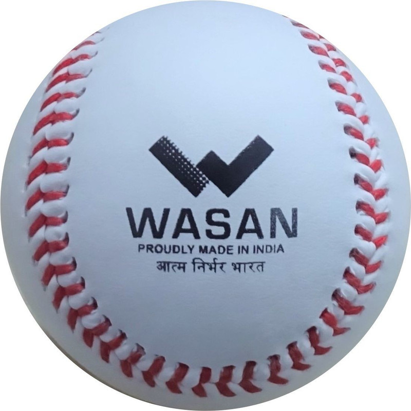Wasan PVC Baseball Cork Center Official Size 9 Inch Baseball(Standard, Pack of 1, White)