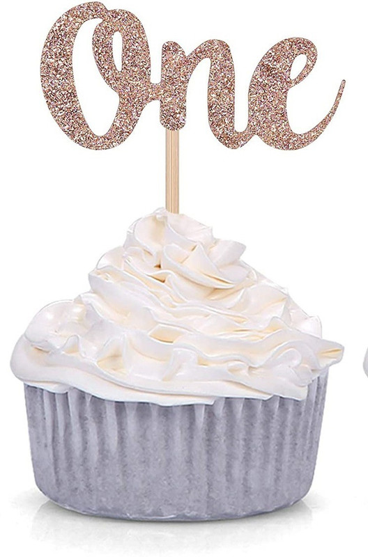 Balloons Cake Topper(Rose Gold Pack of 1)
