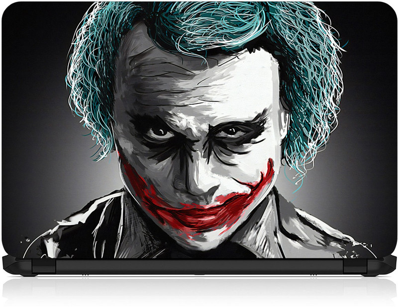 Flipkart SmartBuy HD Printed Laptop Skin Sticker Vinyl - FKSBLS Joker Joaquin Phoenix Vinyl Laptop Skin Compatible for 15.6 inch(Theme: Famous Personalities)