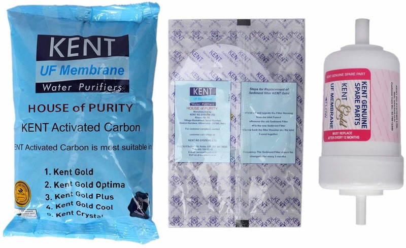 KENT gold spare kit Solid Filter Cartridge(0.5, Pack of 3)