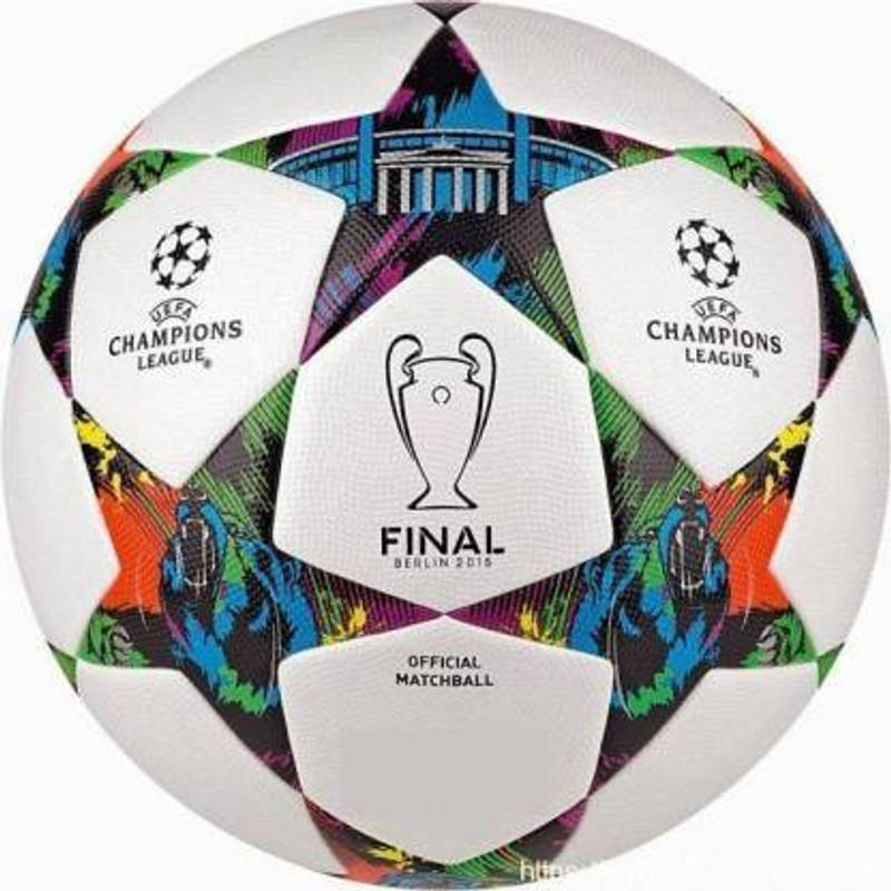 aadidos Colorful Star Champ. Football - Size: 5 Football - Size: 5(Standard, Pack of 1)