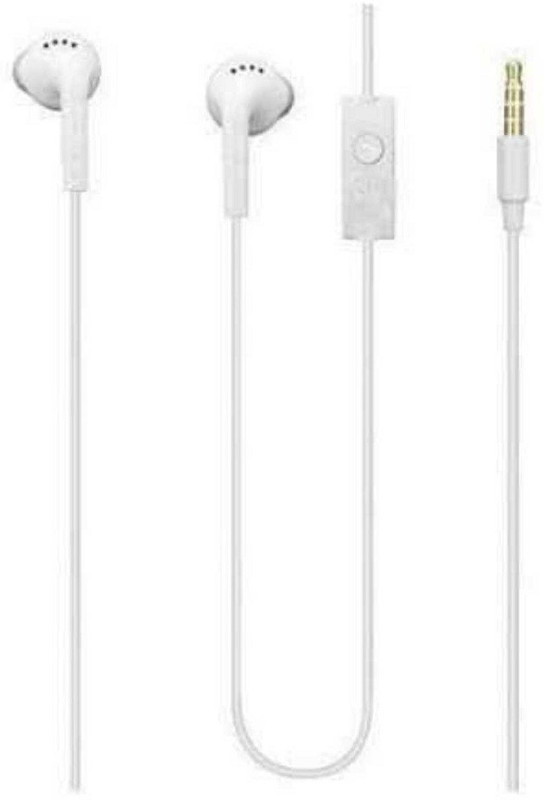 Yash Collections Samsung Earphones for Samsung. Galaxy J6 Universal Headphone |3.5mm Jack | Calling Function Quality Sound Earphones - White Earphone Cable Organizer