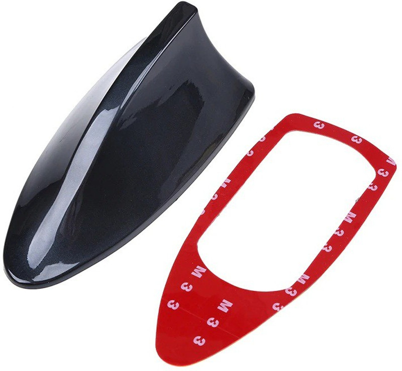 ROY Car Shark Fin Roof Antenna Car Antenna Radio FM/AM Car Accessories Decorate Black Hidden Vehicle Antenna