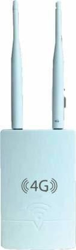 HANUTECH 4G Mobile Single Ethernet Wi-Fi SIM Slot Unlocked No Configuration Required Removable Wi-Fi Antennas Router 5dbi 160Mbps Transmission Speed 4G Router 2.4 GHz 160 Mbps Wifi Speed Single Band External Antenna MiFi (Sim Based)(White)