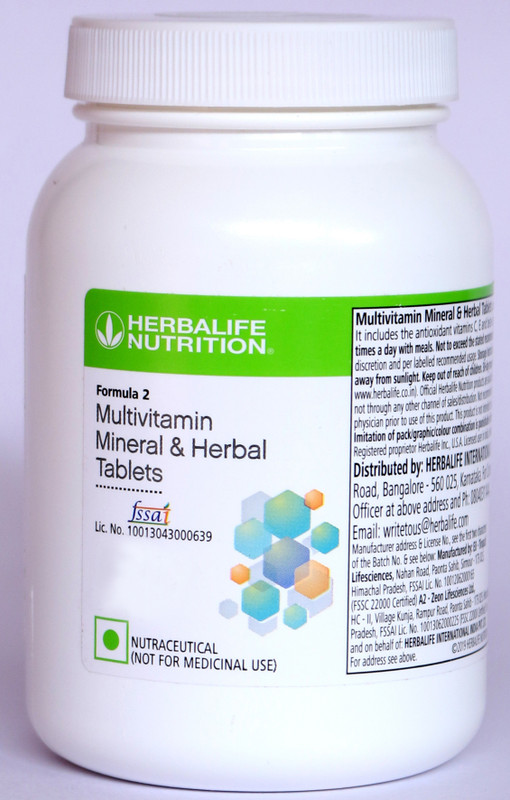 Vitamin Supplement Herbalife Formula 2 Multivitamin Minerals Herbal Tablet 90 Tablets Husohabe