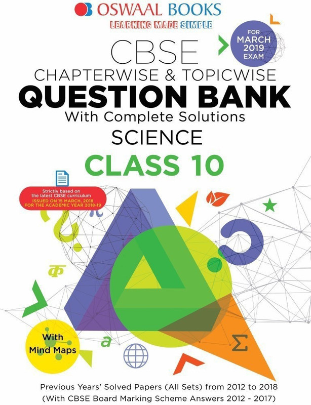 Oswaal CBSE Question Bank for Class 10 Science (Mar 2019 Exam)(English, Paperback, unknown)