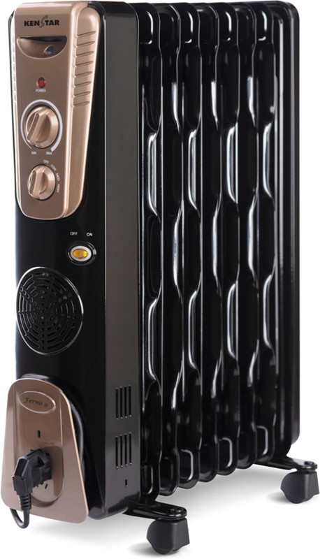 Kenstar FERNO 9 Radiator With PTC Fan Heater 2400 Watts 9 Fins Oil Filled Room Heater