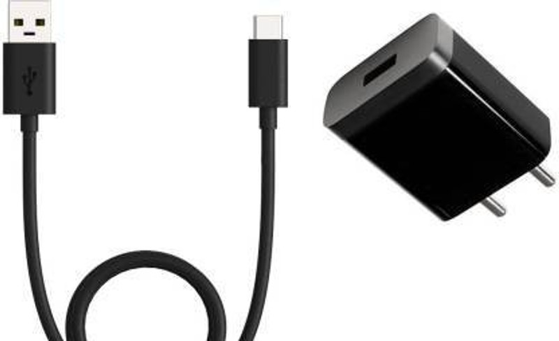 Wrapo Wall Charger Accessory Combo for All Smart Phone(Black)
