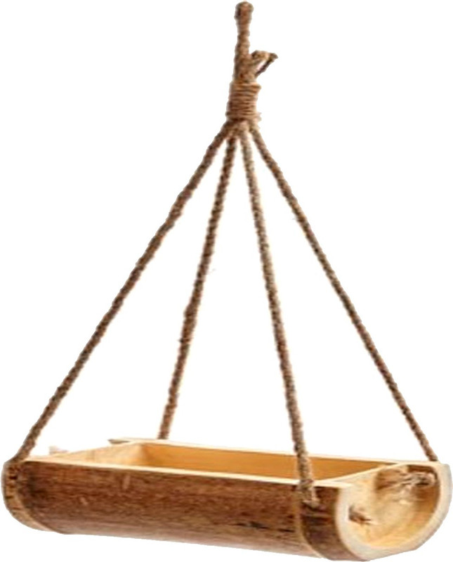 LIVEONCE open curve way feeder Common Bird Feeder(Beige)