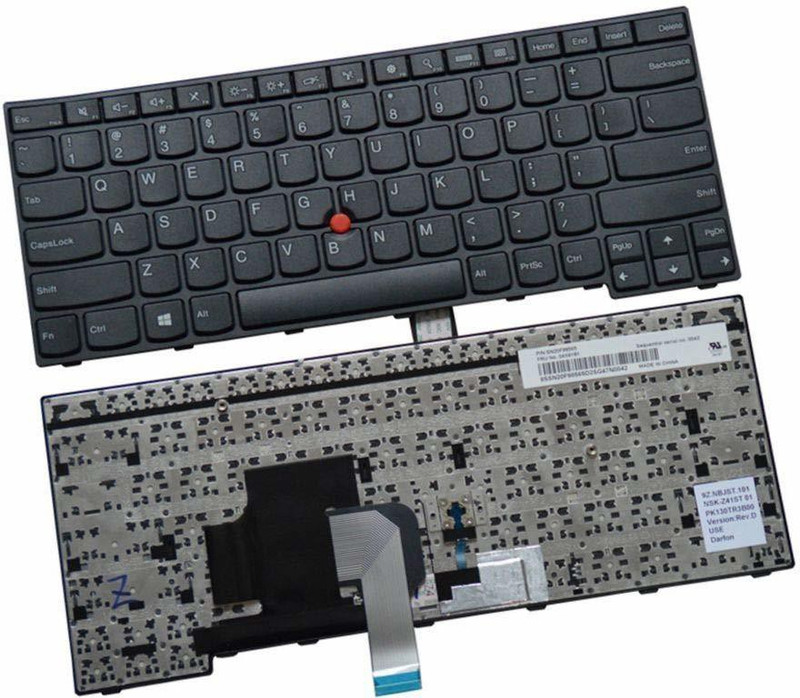 SellZone Laptop Keyboard Replacement LENOVO Thinkpad E450, E450C, E455, E460, E465, Laptop Keyboard Replacement Key