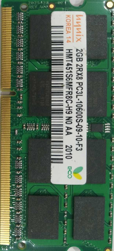 Hynix 10600 DDR3 2 GB Laptop (l32 low)