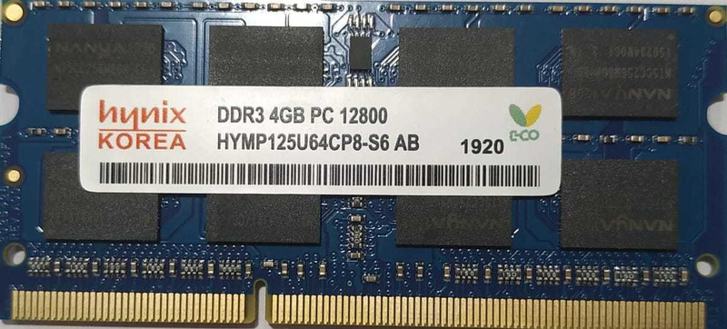 Hynix 12800 DDR3 4 GB Laptop (l34 low)