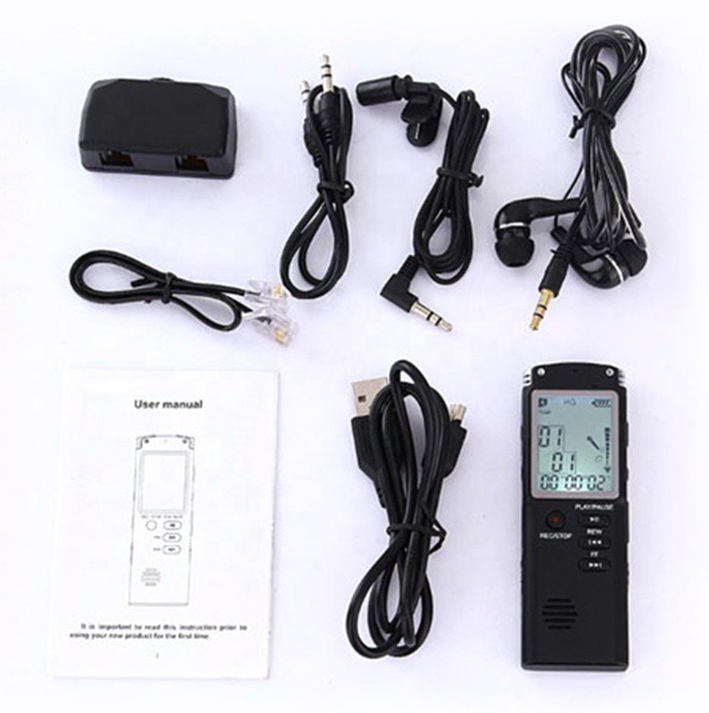 JRONJ Digital Voice Activated Recorder with Playback for Lectures, Meetings, Interviews, USB Charge, MP3 8 GB Voice Recorder 8 GB Voice Recorder(1.5 inch Display)