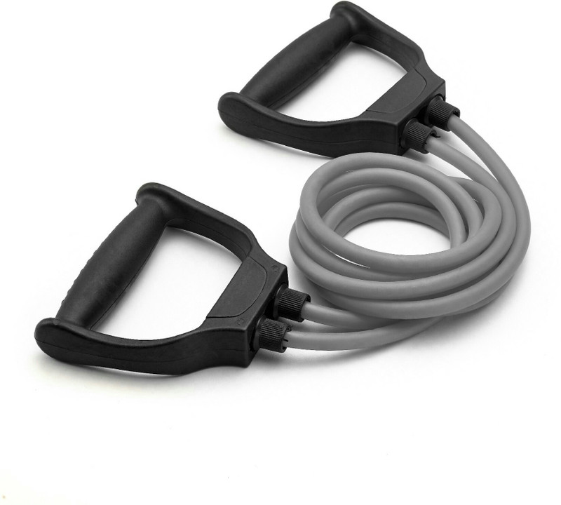 A.K New Style Heavy Resistance Band Stretch Body Shape Latex Yoga, Gym Rope Resistance Tube(Grey)