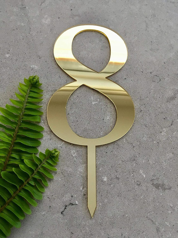 laser cut studio Cake Topper(Gold Pack of 0)
