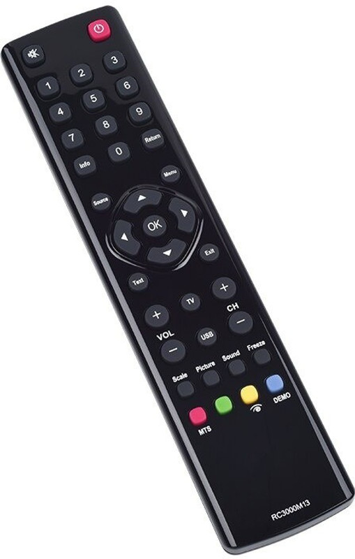 EHOP Compatible Remote for LED LCD- Old Remote Functions Must be Exactly Same TCL Remote Controller(Black)