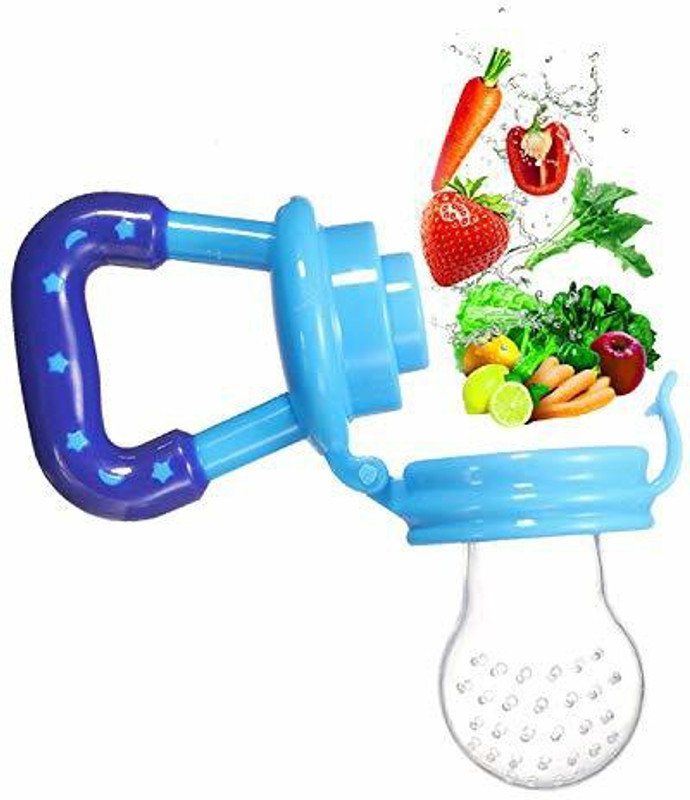 BONNE TENDER FLO BABY FRUIT FEEDER & NIBBLER PACK OF 2 Feeder(Blue)