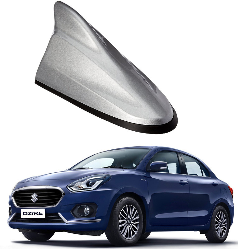 Oshotto Silver Shark Fin Replacement Signal (AM/FM)Receiver Antenna For Maruti Dzire 2017-2020 Silver Shark Fin Replacement Signal (AM/FM)Receiver Antenna For Maruti Dzire 2017-2020 Hidden Vehicle Antenna
