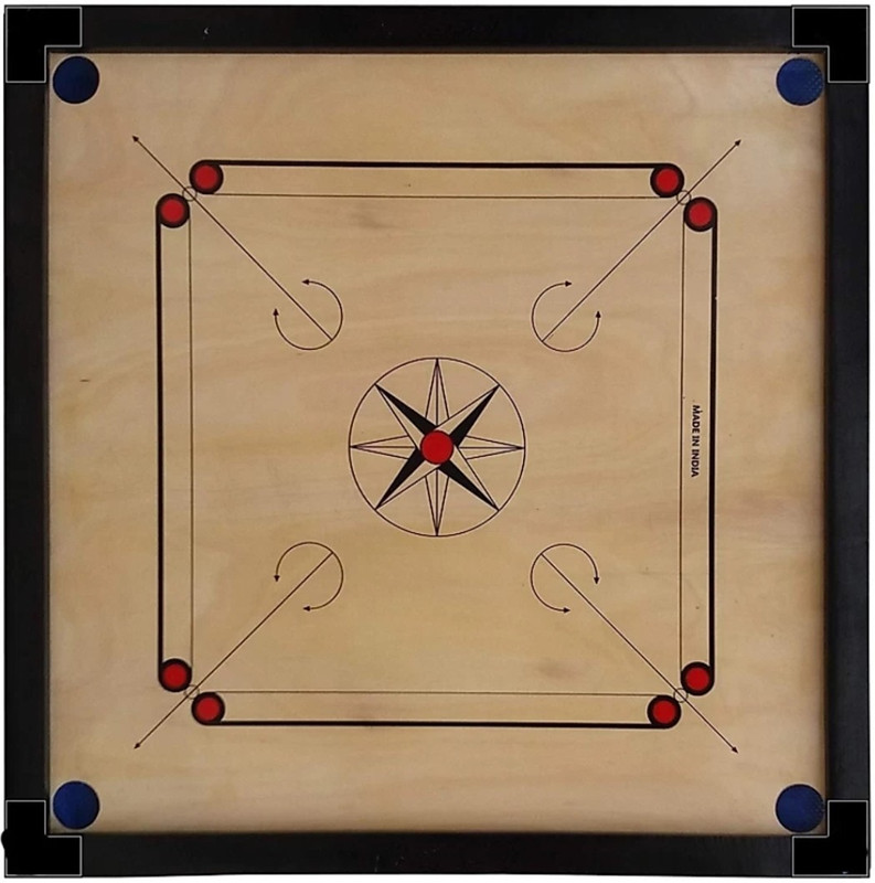 Shanti Enterprises SPORTS 26 INCH 66.04 CM CARROM BOARD 66.04 cm Carrom Board(Multicolor)