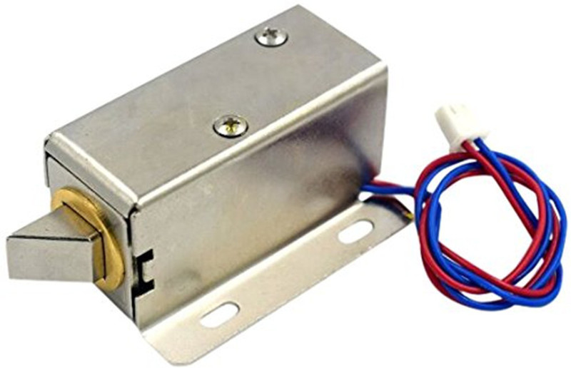 Technical hut 12V Electronics Lock Assembly Solenoid Low Power Consumption Educational Electronic Hobby Kit