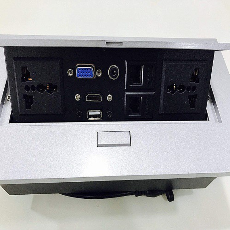 techut CABLE CUBBY POP UP BOX Media Streaming Device(Silver)