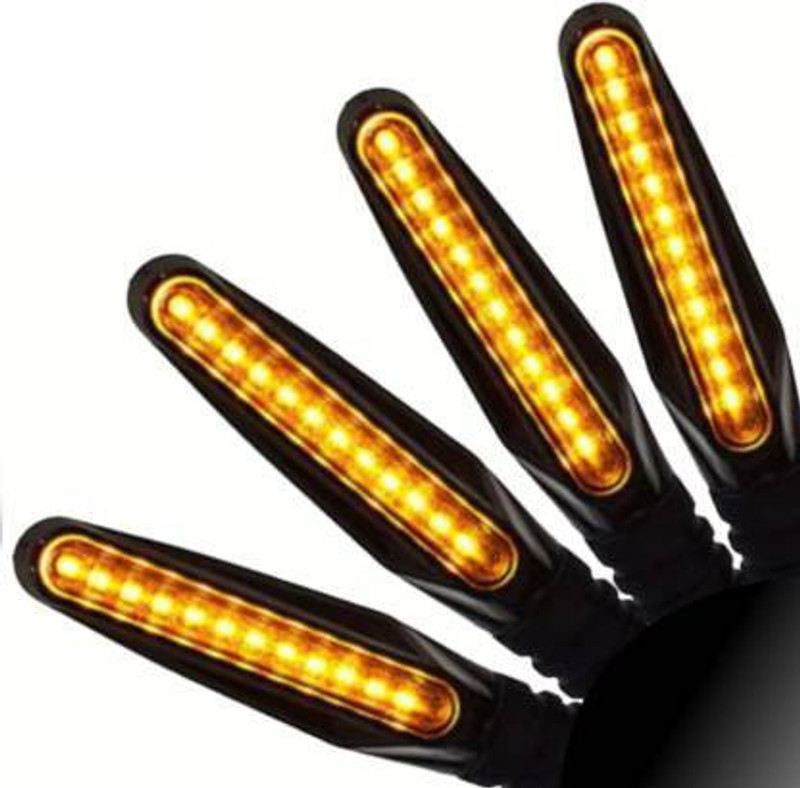 Santech indicator_yellow_01 Bike Headlight Grill(Black)