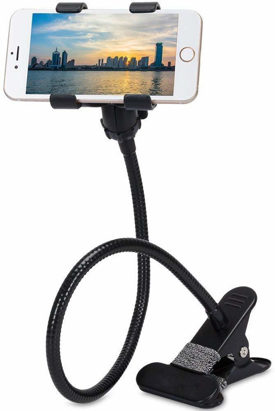HOJI Durable Metal Lazy Stand Bracket Mobile Phone Stand | Flexible | Portable - Foldable Mobile Holder