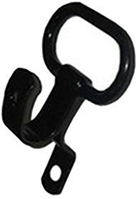 Ramanta Bike Pillion Holder Hook (Black. 1 PC) Bike Storage Stand(Wall Mount)