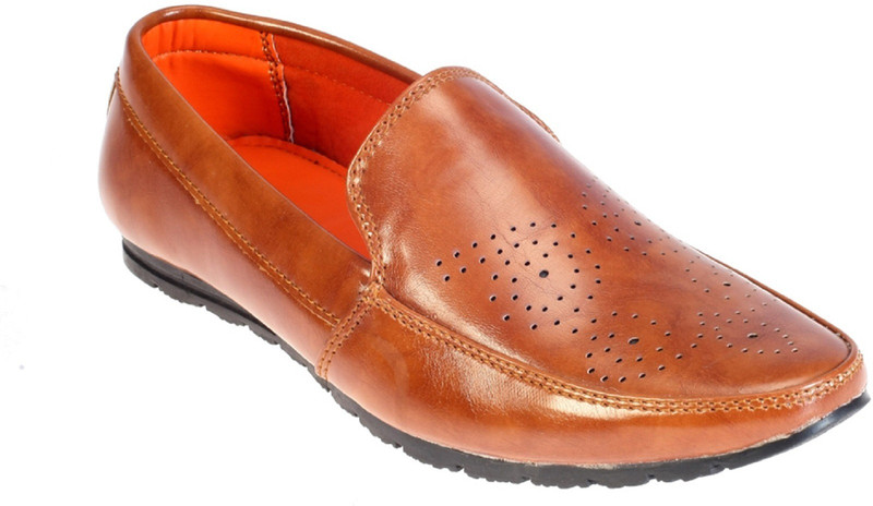 Khadims Boys Slip on Loafers(Brown) RS.455 (64.00% Off) - Flipkart