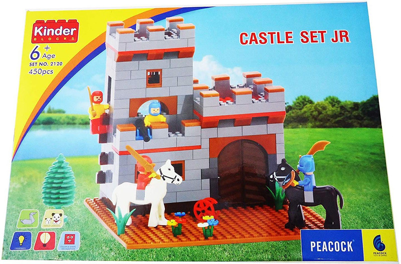 Olympia Games And Toys Castle Set junior Kit Interlocking Blocks Set For 6+ Age Kids(Multicolor)