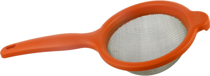 KUBER INDUSTRIES Plastic Soup & Juice Strainer/Liquid Filter-11" (Set Of 1, Orange) Tea Strainer(Pack of 1)
