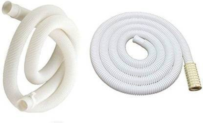 KI BATH FITTINGS 3 Meter Washing machine Semi Inlet pipe With Outlet Pipe For Drain/Extension/Outlet Hose Pipe For Semi Automatic Washing Machine Pipe (Inlet+Outlet) Size-Both 3 Meter Combo Hose Pipe Hose Pipe(300 cm)