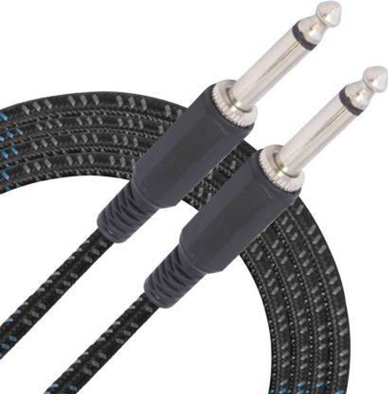 MX 3Meters 10 Feet Instrument Cable Guitar Cables 6.35 mm To 6.35mm Plug Mono Jack Male Straight, Straight TS Patch Cable(3 m in Length)