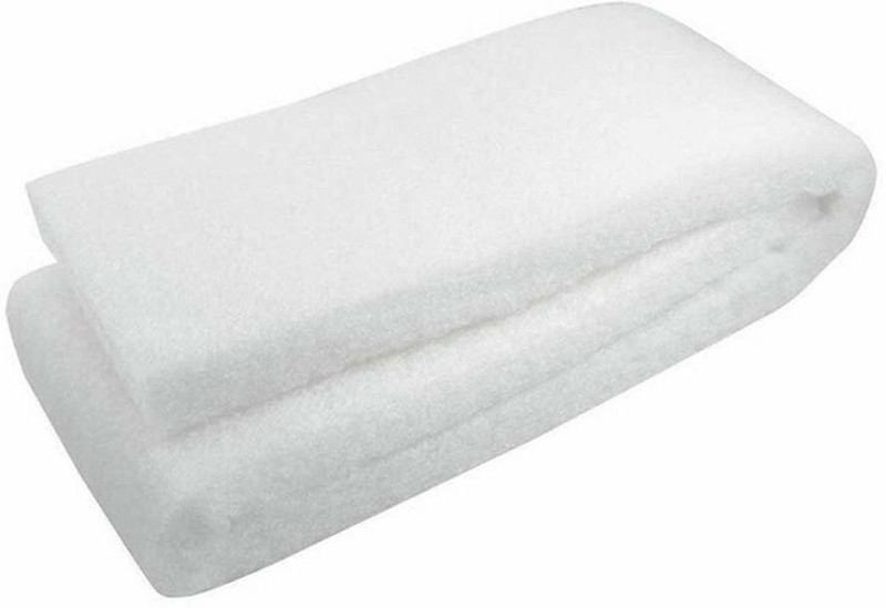 Gaurvi Enterprises Aquarium Filter Pad, Foam White Cotton Sponge Biochemical Filter Aquarium Filter Cartridge(( large), Pack of 1)