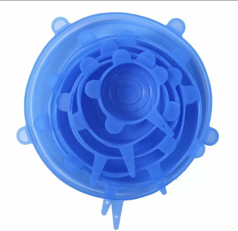 SKY BOX 0001 2.6 inch Lid Set, Pack of 6(Silicone)