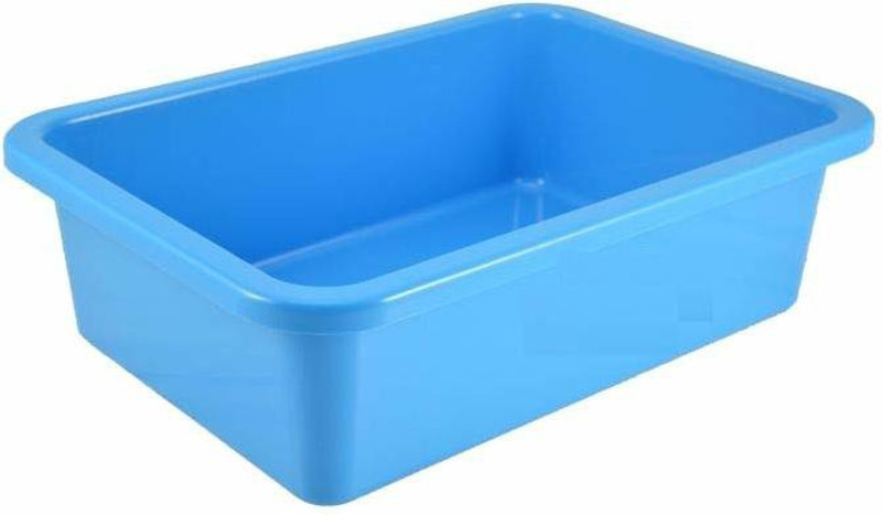 AMEEDARSHAN Unbreakable Multipurpose Plastic Big Tray, 48 x 34 x14.5 cm Tray