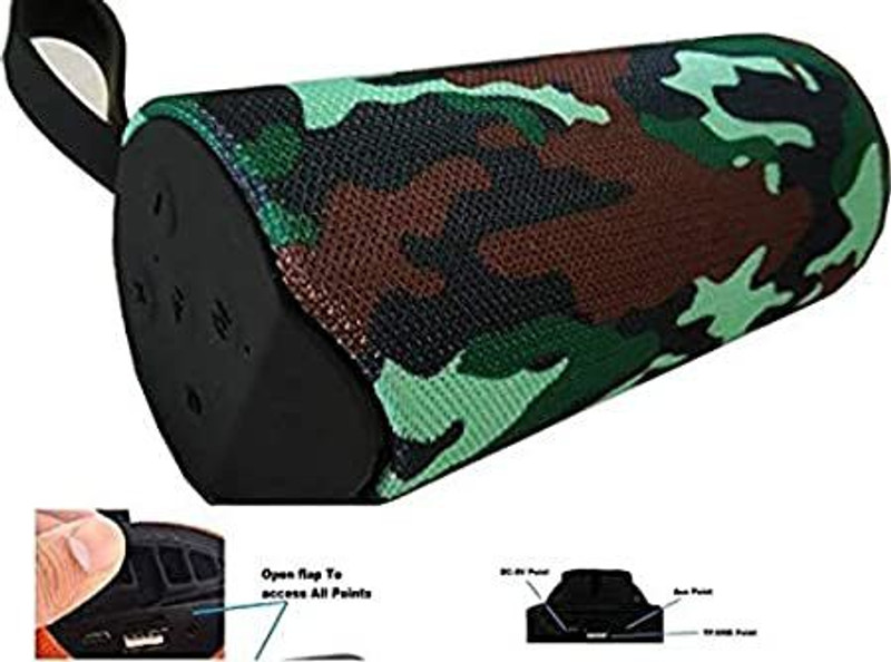 LUDDITE Mini Bluetooth Portable Home Speaker , USB, TF Card and AUX 15 W Bluetooth Speaker ( Stereo Channel) Speaker Mod(Compatible only with ALL)