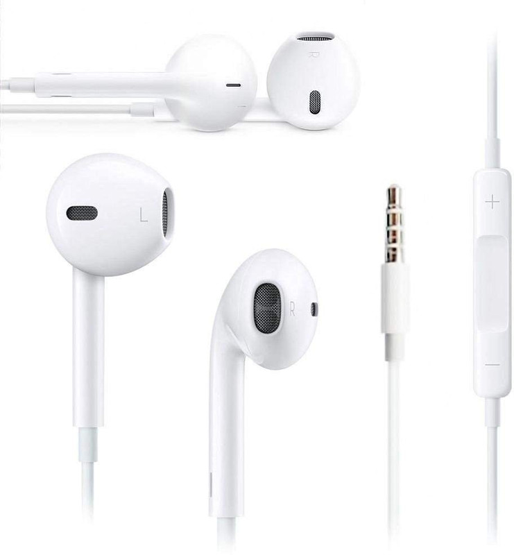 Yash Collections Oppo A7 Earphone SMG Wired Stereo Bass Head Hands-Free Headset Earbud in-Ear Headphone with Mic, Calling 3.5mm Jack Earphone Cable Organizer