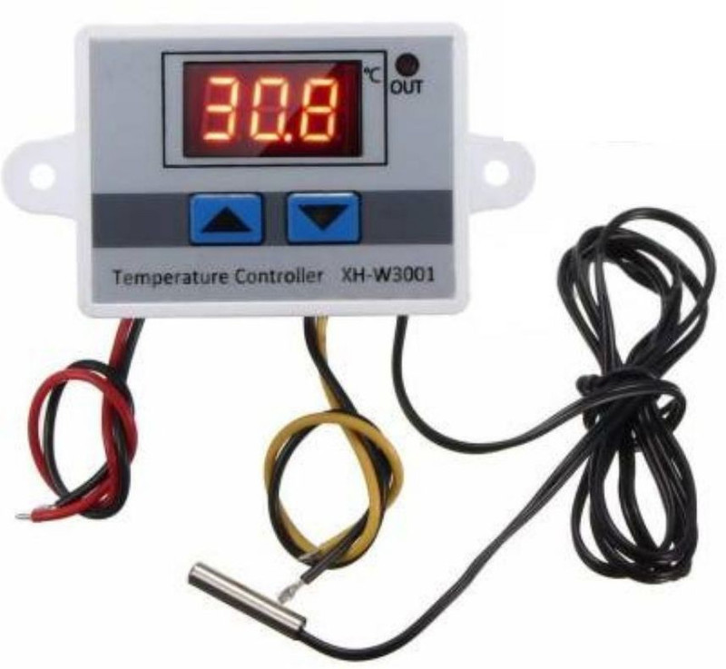 CyberSupreme XH-W3001 AC 220V 1500W DIGITAL MICROCOMPUTER THERMOSTAT SWITCH Diy Incubator Temperature Sensor and Controller Electronic Hobby Kit
