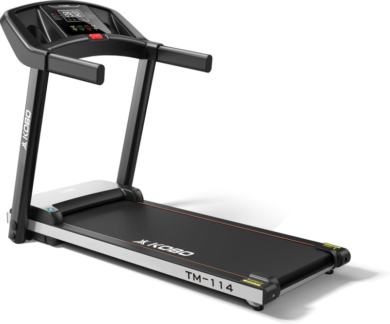 KOBO 1 H.P Motorised Exercise Fitness Home Gym Multi Function With Massager (New Model) Treadmill (Max Weight:80 kg)