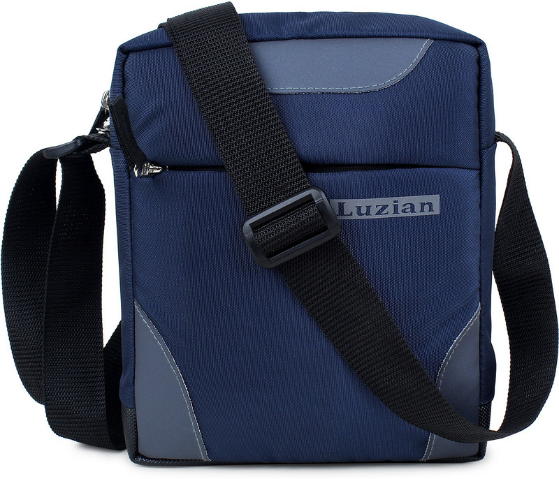 Luzian Blue Sling Bag Casual Trendy Travel Office College School Daytrip Crossbody Sling bag For Men