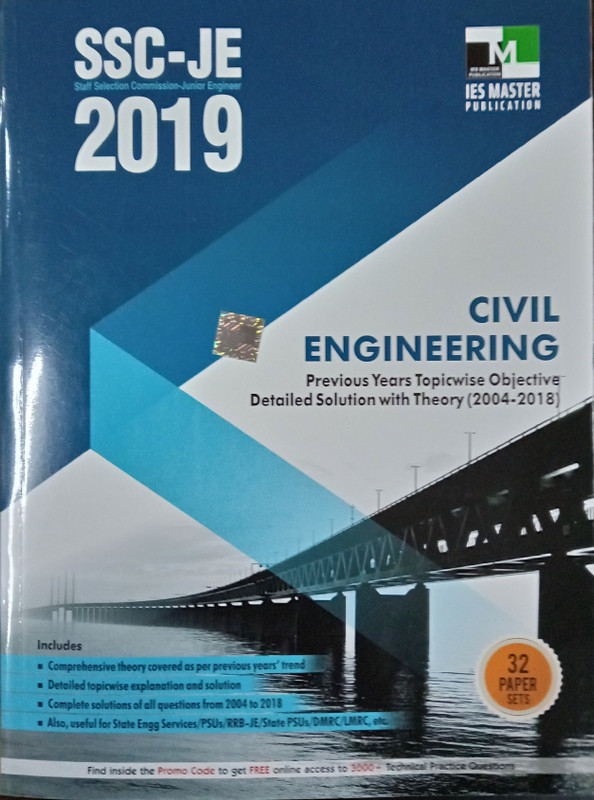 Ssc-Je 2019 Civil Engineering Previous Years Topicwise Objective Detailed Solution with Theory(English, Paperback, unknown)